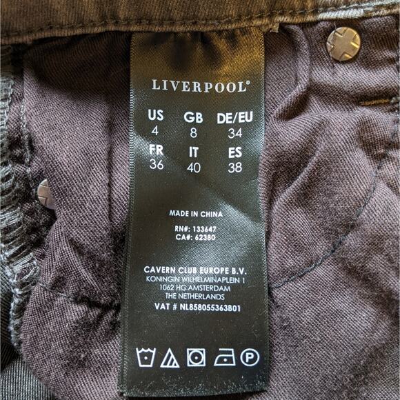 Liverpool The Ankle Skinny Grey Leopard Jeans - Picture 9 of 13